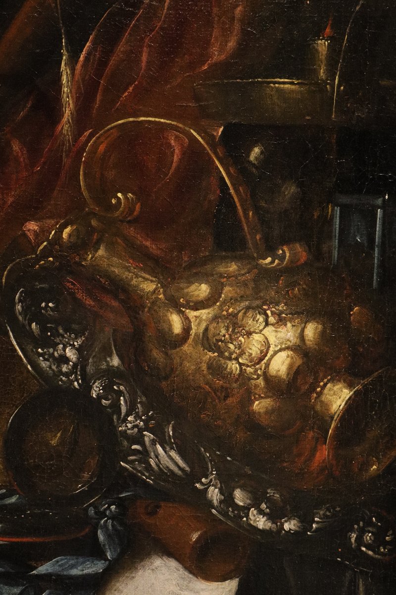 Natura morta Vanitas, Franciscus Gysbrechts (Anversa, 1649 – Leida 1677)-photo-7
