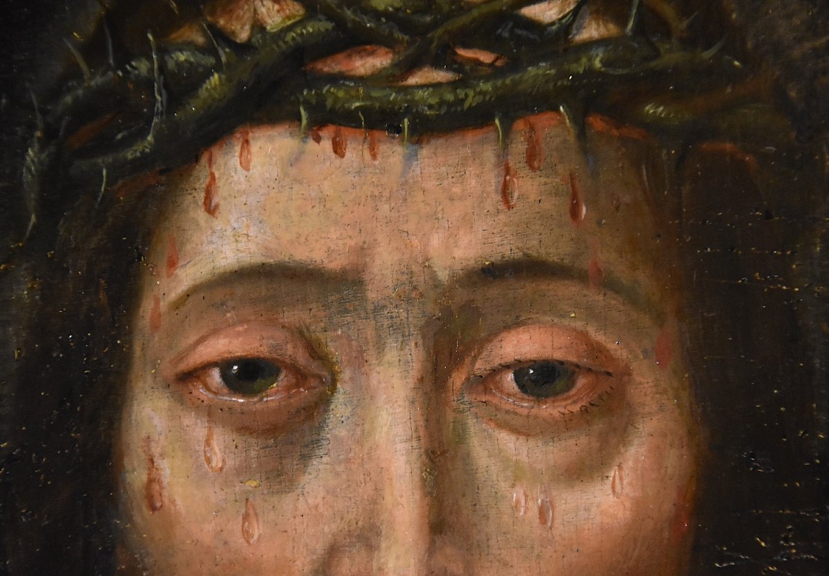 Ecce Homo, Cerchia di Quentin Metsys (Lovanio, 1466 – Anversa, 1530)-photo-6
