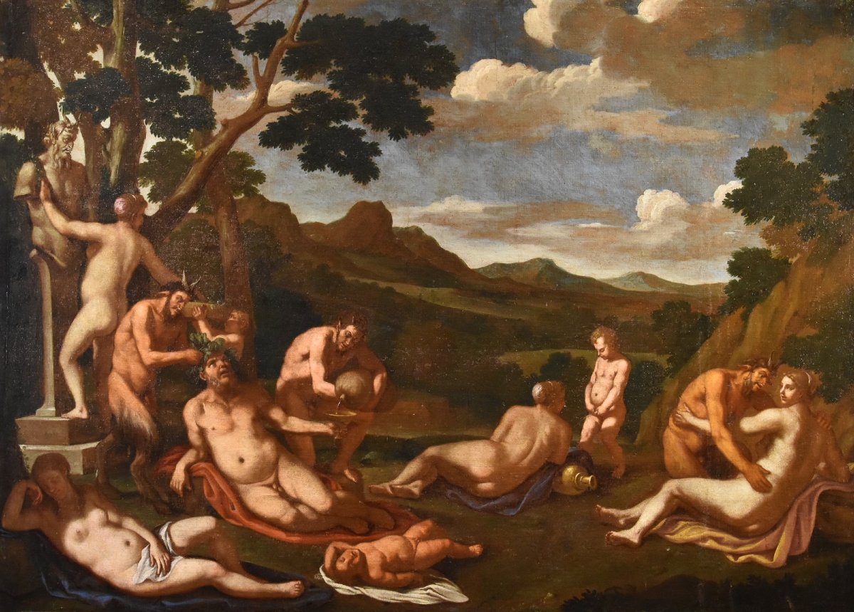Baccanale, Giulio Carpioni (Venezia, 1613 - Vicenza, 1678) attribuibile