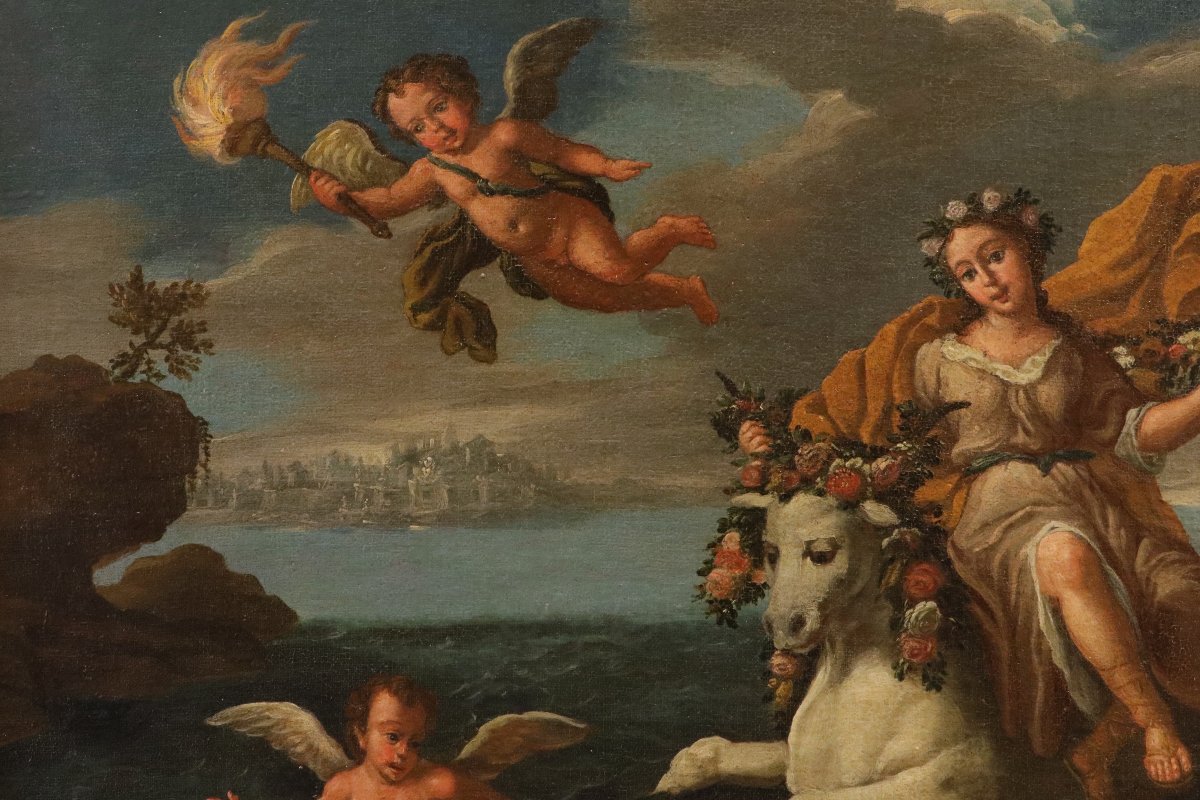 Il ratto di Europa, Paolo De Matteis (Piano Vetrale, 1662 - Napoli, 1728) Cerchia di-photo-3