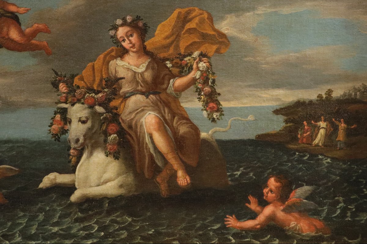 Il ratto di Europa, Paolo De Matteis (Piano Vetrale, 1662 - Napoli, 1728) Cerchia di-photo-5