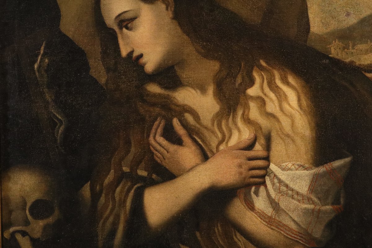 Maddalena penitente, Luca Cambiaso (Moneglia, 1527 - Madrid, 1585) cerchia-photo-3