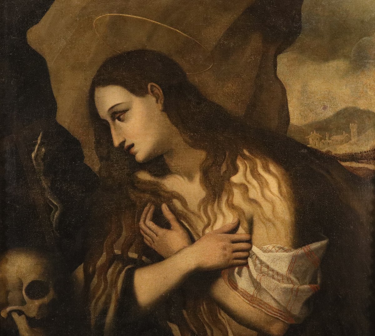 Maddalena penitente, Luca Cambiaso (Moneglia, 1527 - Madrid, 1585) cerchia-photo-7