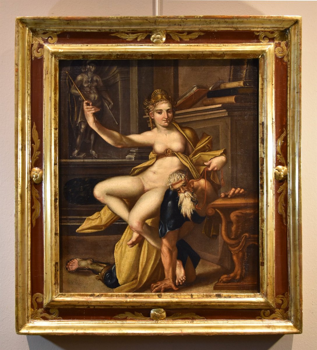 Aristotele e Fillide, Bartholomäus Spranger (Anversa, 1546 – Praga, 1611) Bottega-photo-2