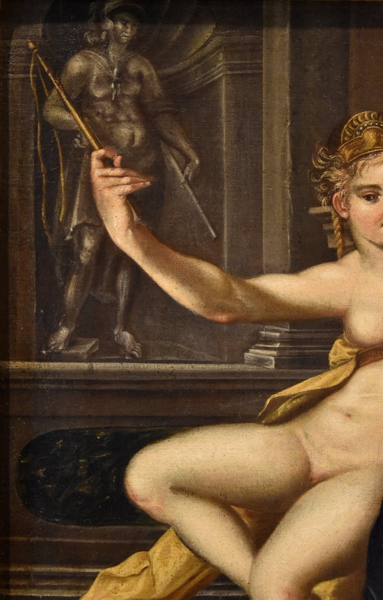 Aristotele e Fillide, Bartholomäus Spranger (Anversa, 1546 – Praga, 1611) Bottega-photo-1