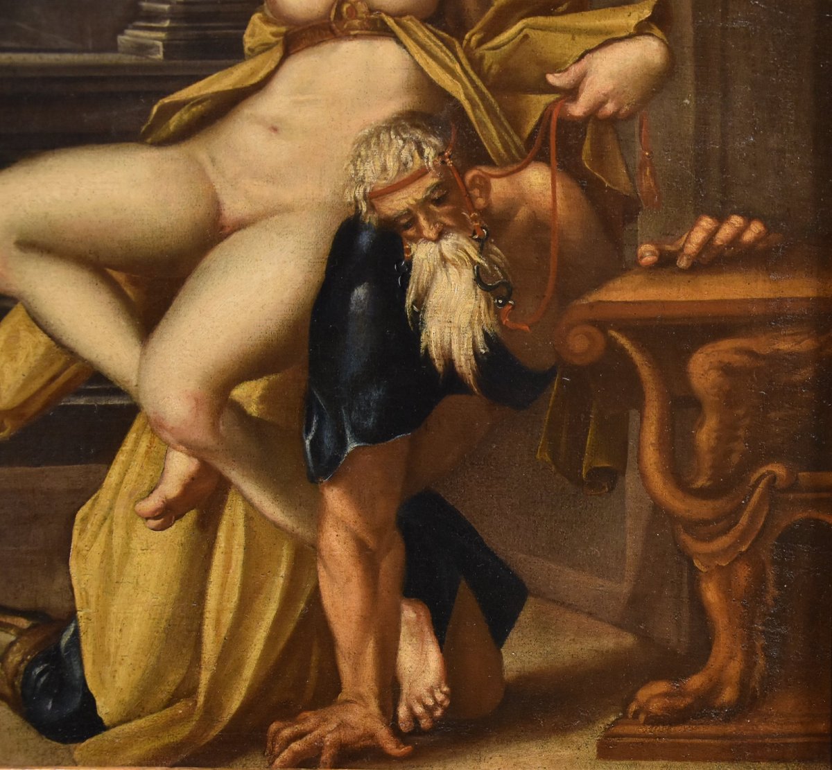 Aristotele e Fillide, Bartholomäus Spranger (Anversa, 1546 – Praga, 1611) Bottega-photo-2