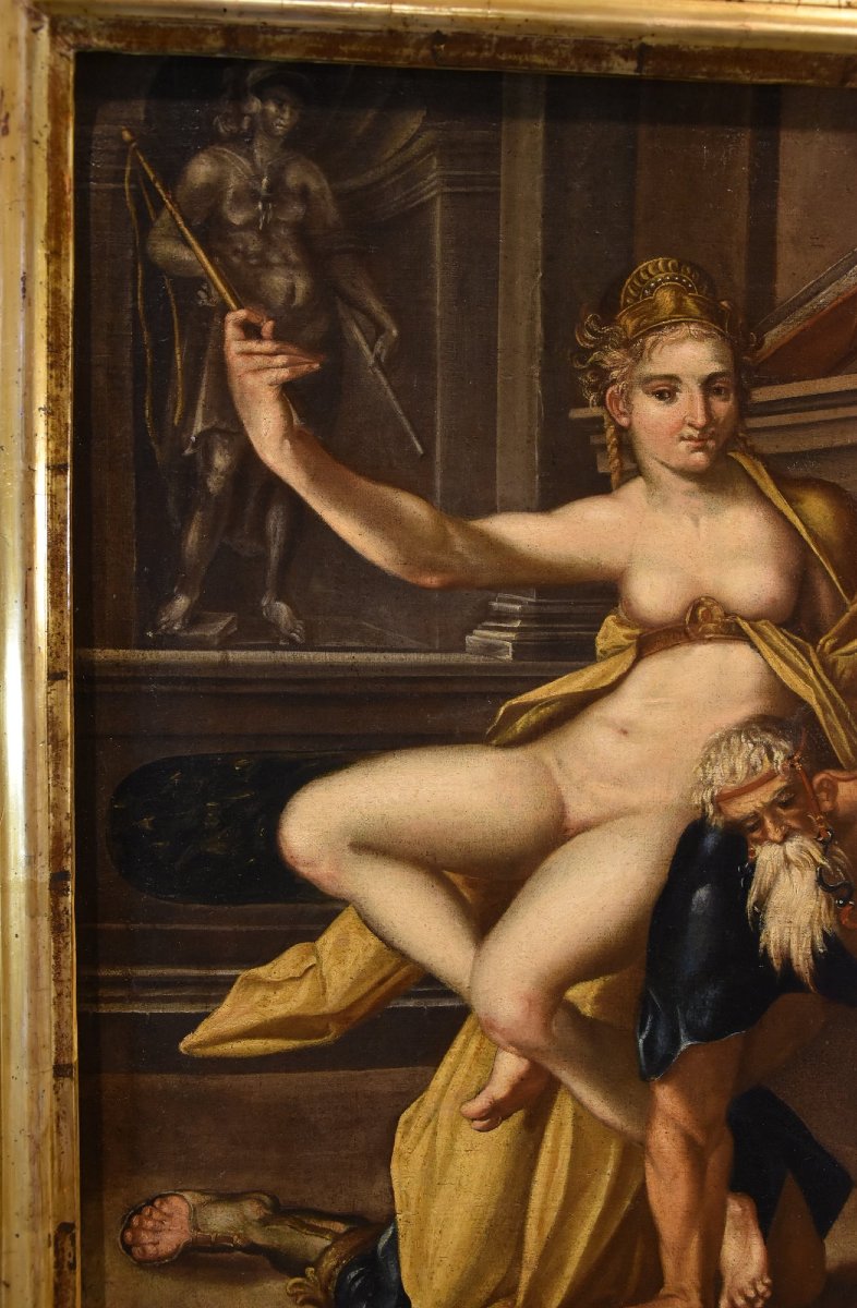 Aristotele e Fillide, Bartholomäus Spranger (Anversa, 1546 – Praga, 1611) Bottega-photo-8
