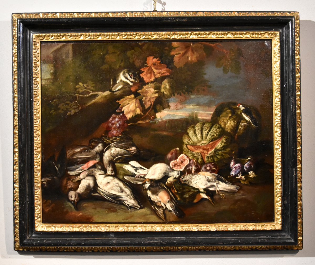 Natura morta in un paesaggi, Giovanni Paolo Castelli (Roma, 1659 – 1730)-photo-2
