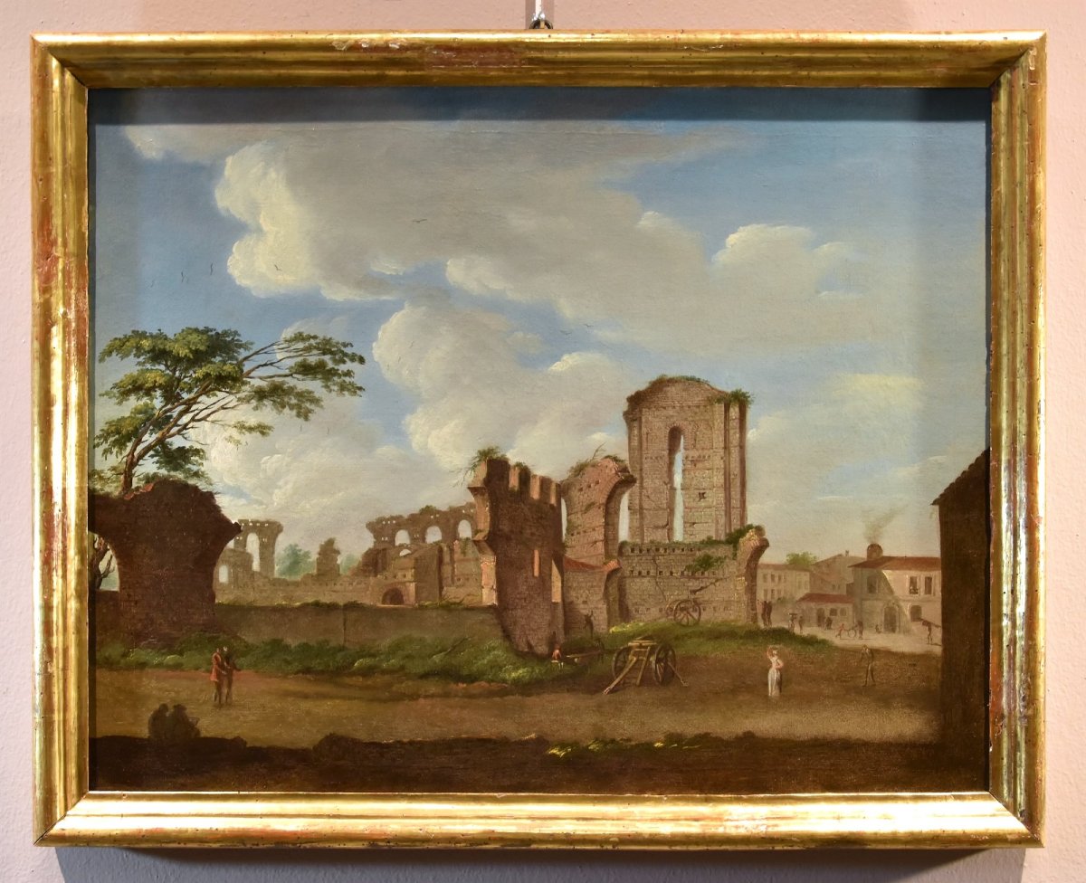 Giacomo Van Lint (Roma 1723 - 1790), Veduta del Foro Romano