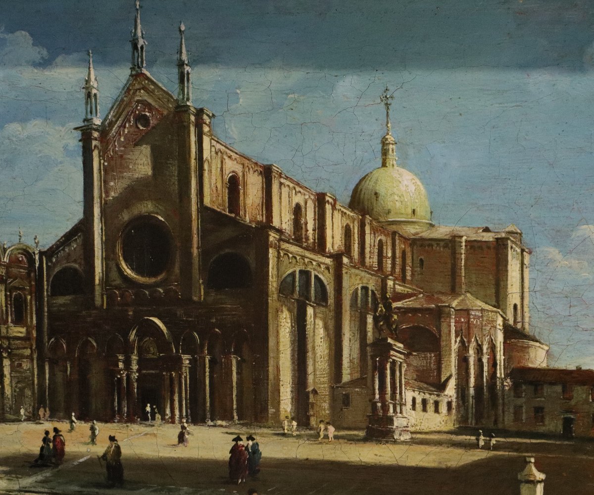 Campo Santi Giovanni e Paolo, Seguace di Francesco Guardi (Venezia, 1712 - 1793)-photo-5