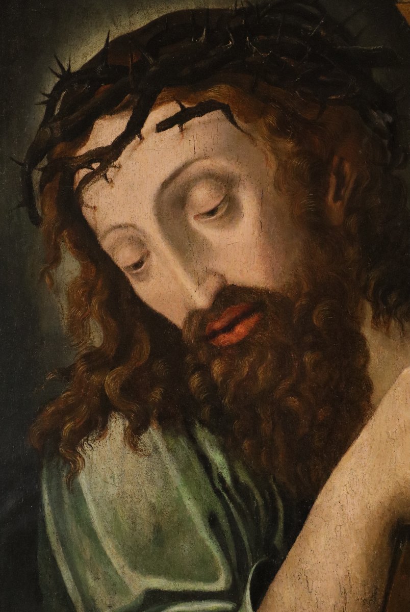 Cristo Portacroce, Michael Coxie (Malines, 1499 – Malines, 1592) Bottega di-photo-3