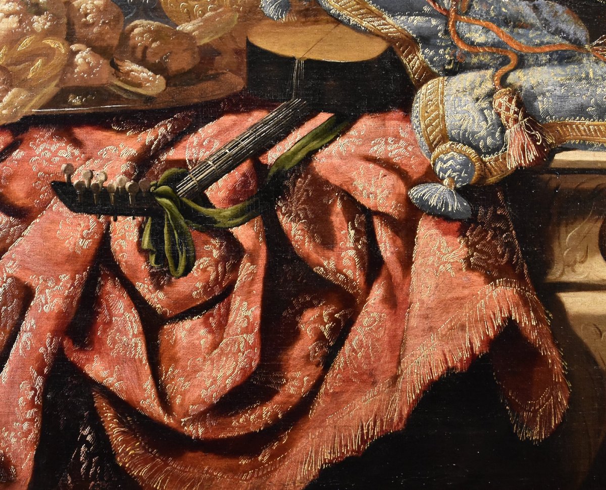 Antonio Tibaldi (Roma, 1633 circa - 1684 circa), Natura morta con oggetti preziosi...-photo-2