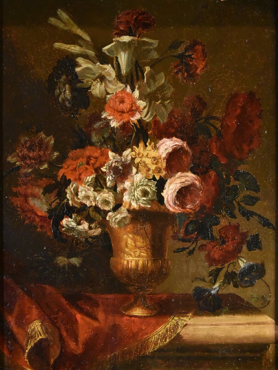 Natura morta di fiori, Scuola fiamminga del XVII secolo