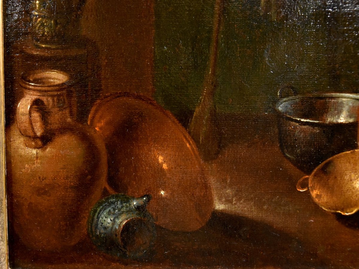 Il farmacista, Giovanni Domenico Valentino (Roma 1630 - Imola 1708) monogrammato-photo-6