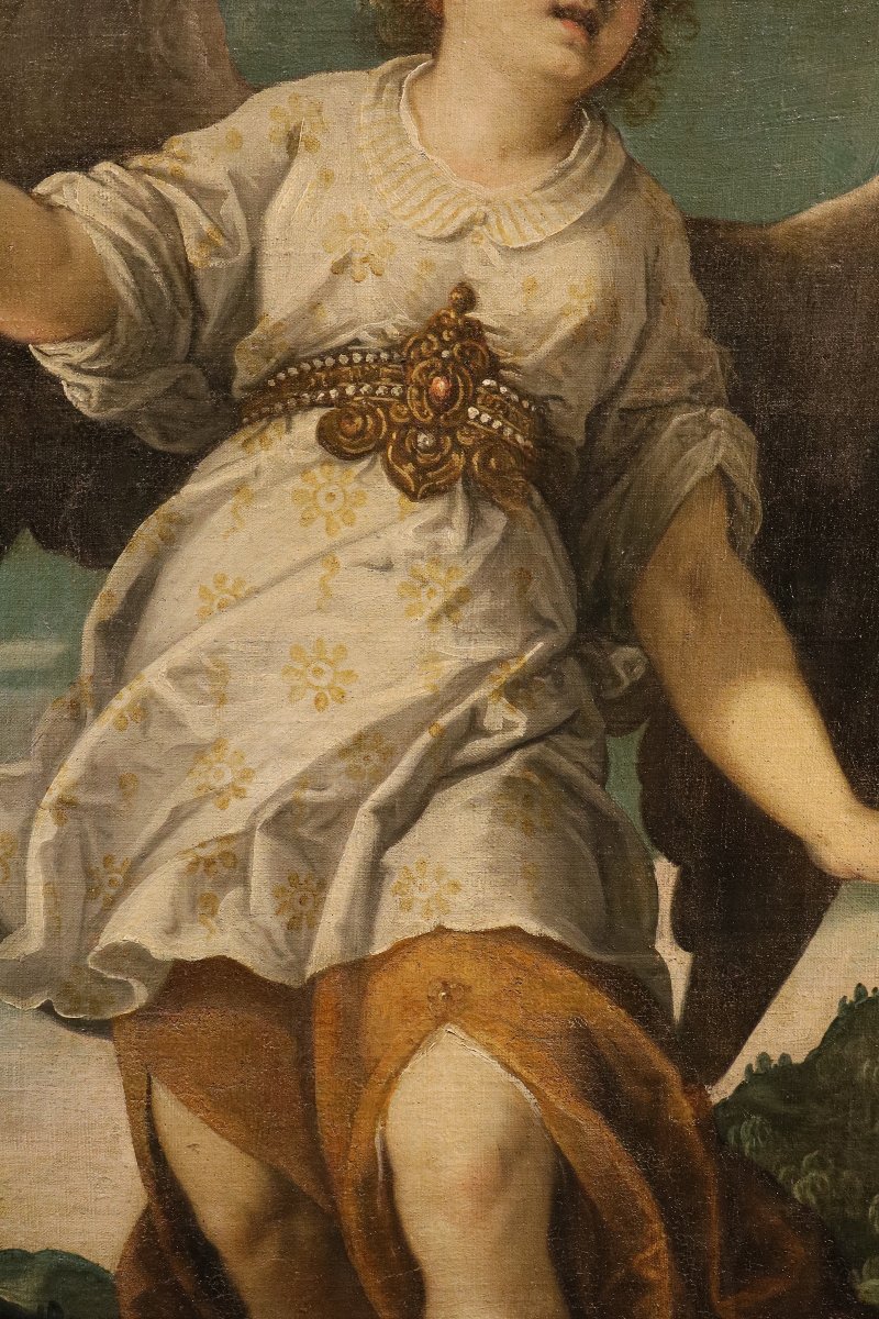 L’angelo annunciante, Bartolomé Román (Montoro, 1587 c. – Madrid, 1647)-photo-4
