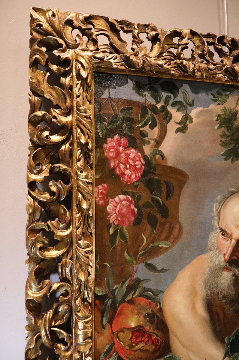 Ritratto del filosofo greco Diogene, Abraham Brueghel (Anversa 1631 - Napoli 1690)-photo-7