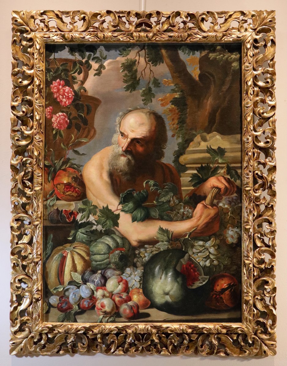 Ritratto del filosofo greco Diogene, Abraham Brueghel (Anversa 1631 - Napoli 1690)