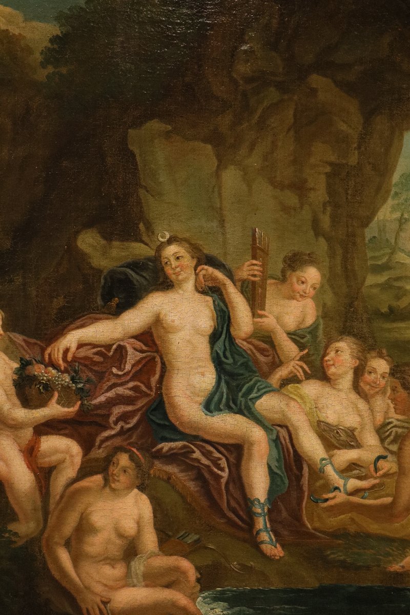Diana al bagno con le Ninfe, Antoine Coypel (Parigi, 1661 - 1722) cerchia-photo-3