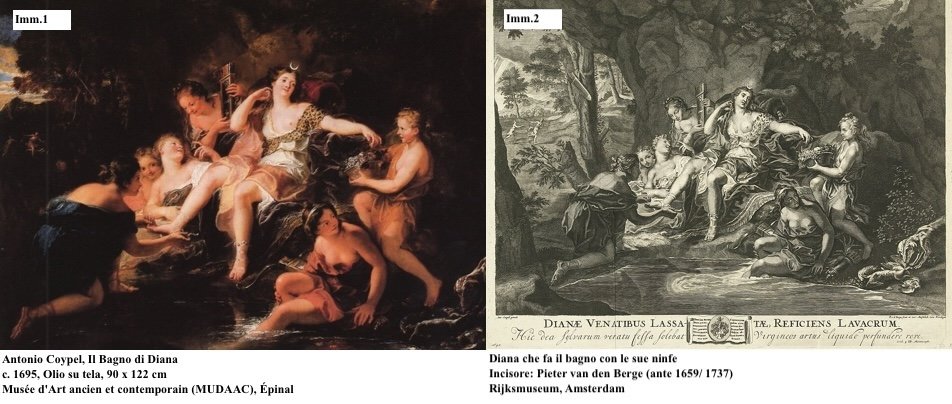 Diana al bagno con le Ninfe, Antoine Coypel (Parigi, 1661 - 1722) cerchia-photo-1