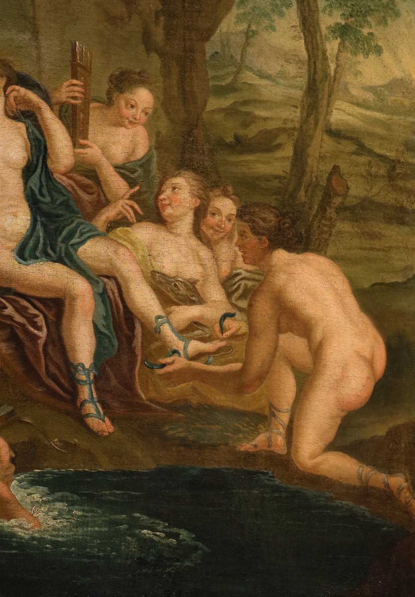 Diana al bagno con le Ninfe, Antoine Coypel (Parigi, 1661 - 1722) cerchia-photo-2