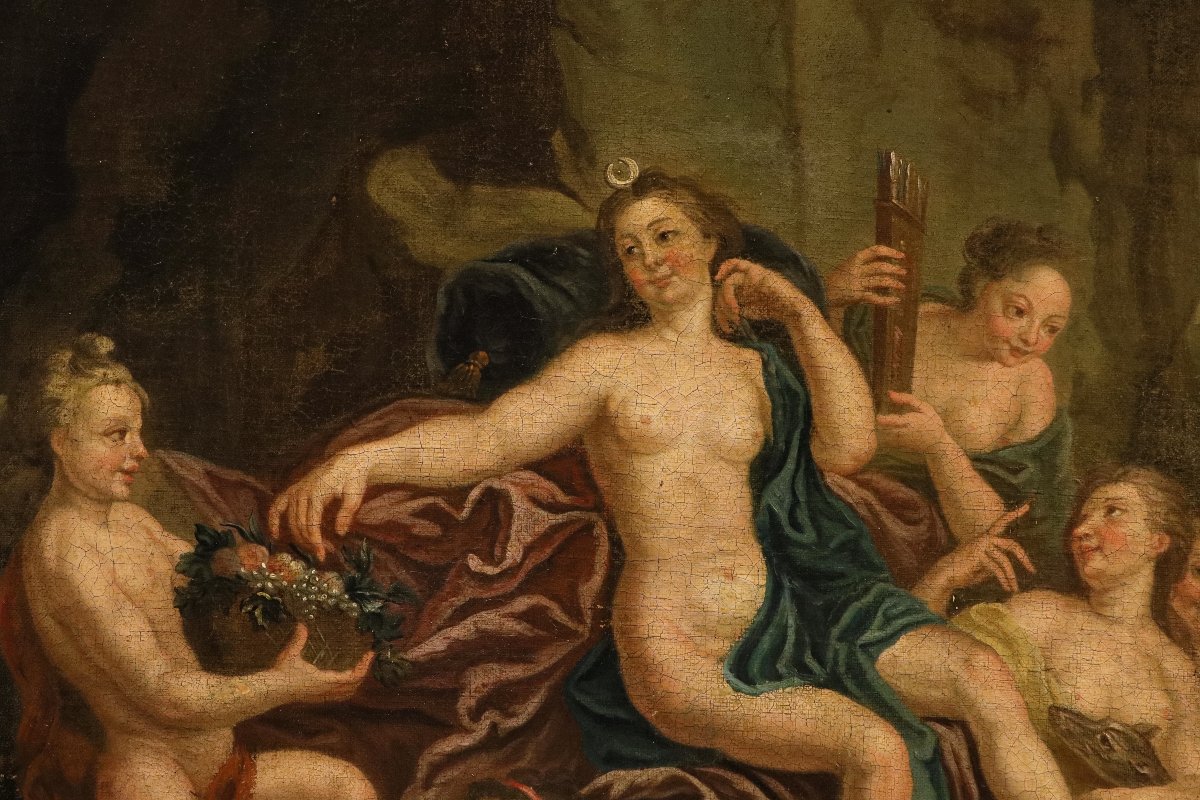 Diana al bagno con le Ninfe, Antoine Coypel (Parigi, 1661 - 1722) cerchia-photo-5