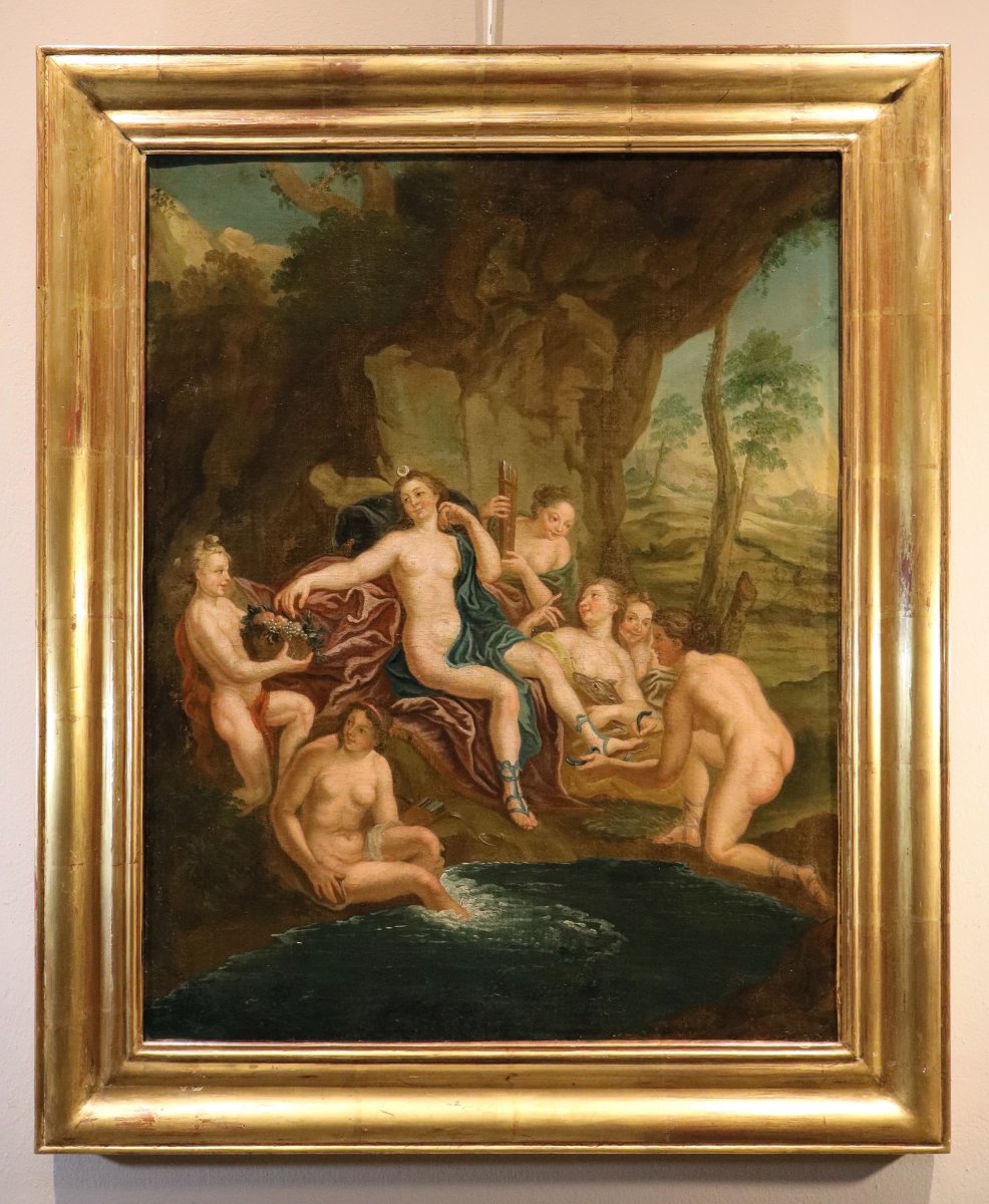 Diana al bagno con le Ninfe, Antoine Coypel (Parigi, 1661 - 1722) cerchia