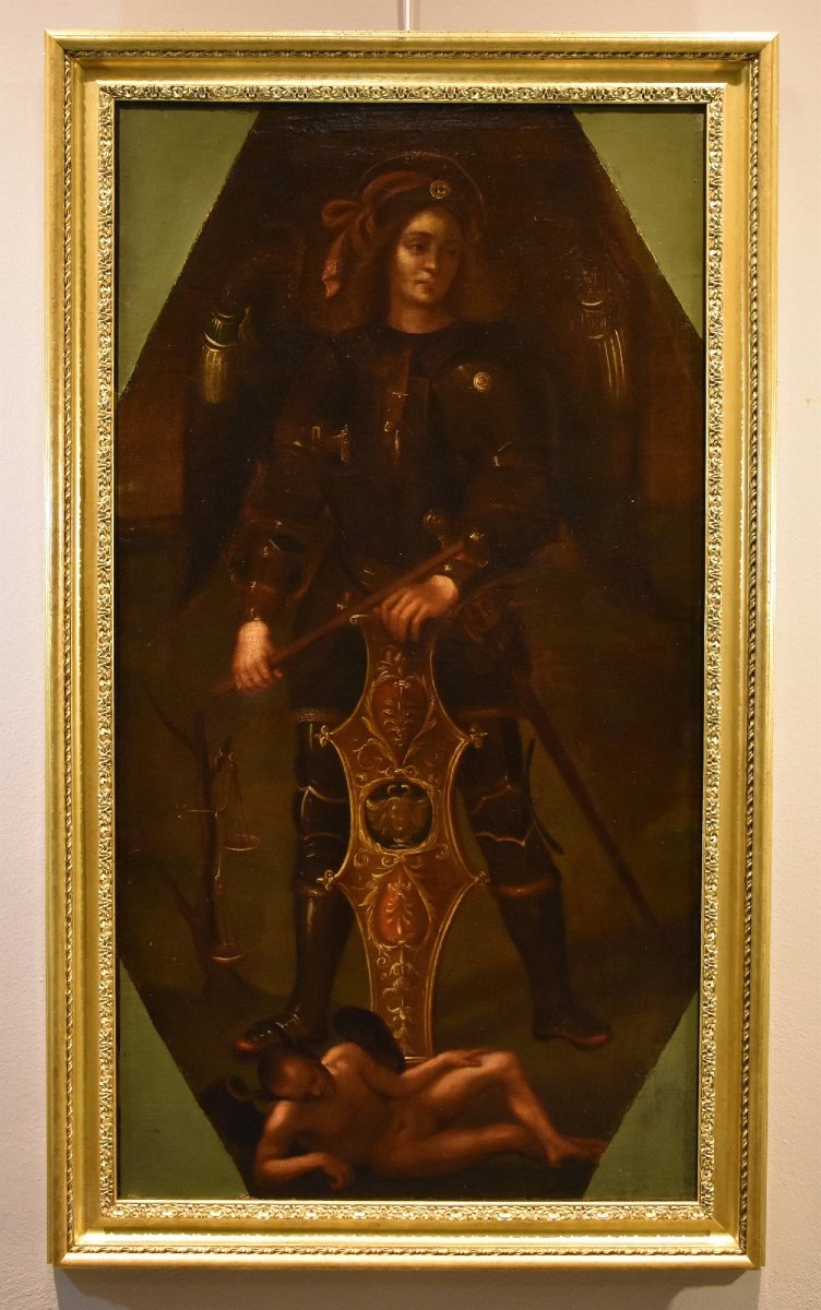 San Michele Arcangelo, Pittore lombardo del XVII secolo