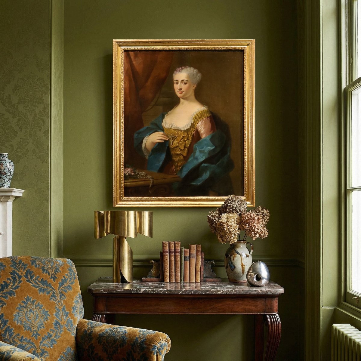 Ritratto di gentildonna, Jean-Baptiste van Loo (Aix-en-Provence, 1684 - 1745) entourage-photo-3