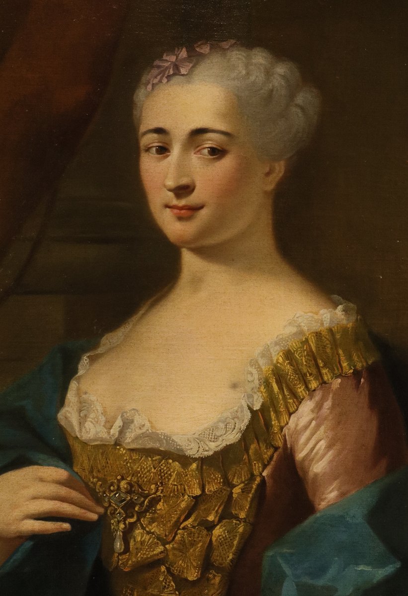 Ritratto di gentildonna, Jean-Baptiste van Loo (Aix-en-Provence, 1684 - 1745) entourage-photo-6