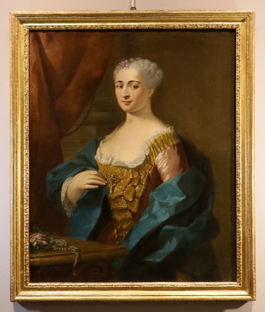 Ritratto di gentildonna, Jean-Baptiste van Loo (Aix-en-Provence, 1684 - 1745) entourage