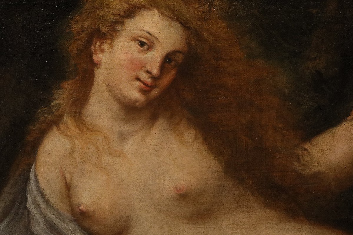 Venere con tre putti, Federico Cervelli (Milano, 1625 – Venezia, 1700)-photo-5