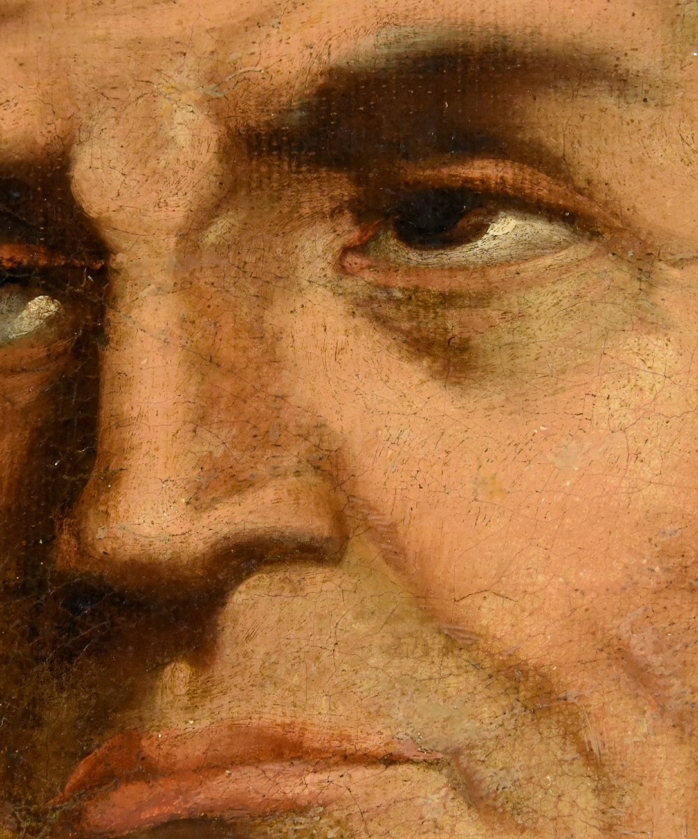 Gli imperatori romani Augusto e Giulio Cesare, seguace di Tiziano Vecellio-photo-4