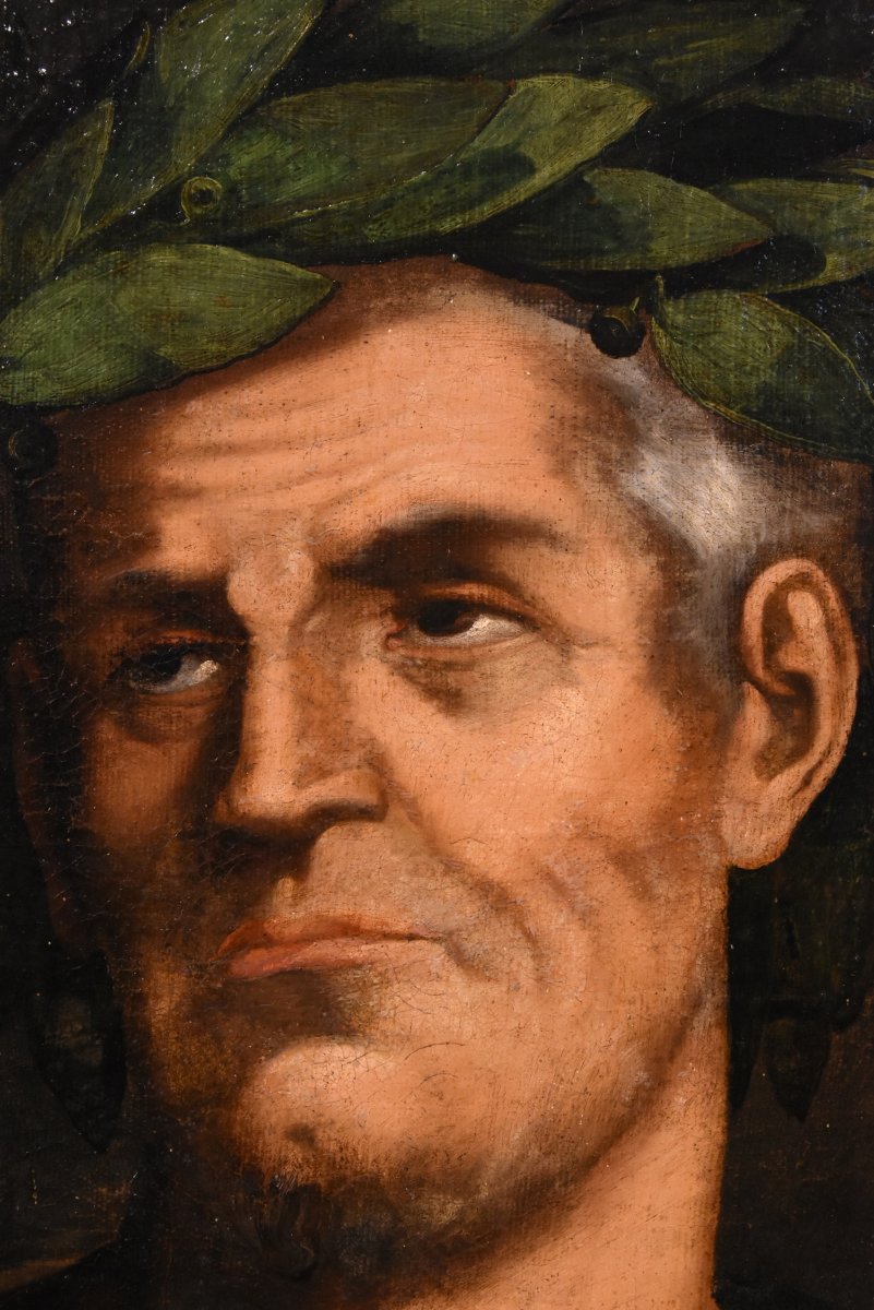 Gli imperatori romani Augusto e Giulio Cesare, seguace di Tiziano Vecellio-photo-5