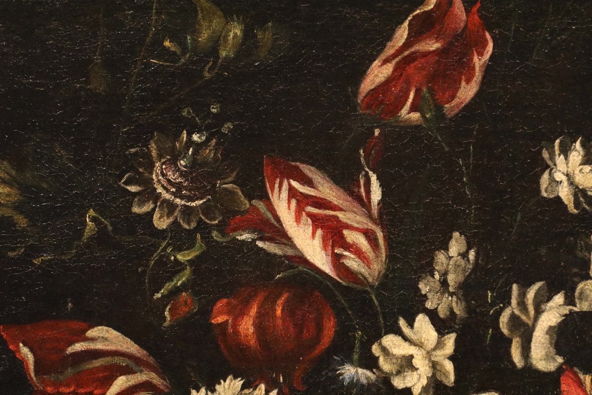 Natura morta con vaso di fiori, Giovanni Stanchi (Roma, 1608 - 1675) Bottega-photo-1