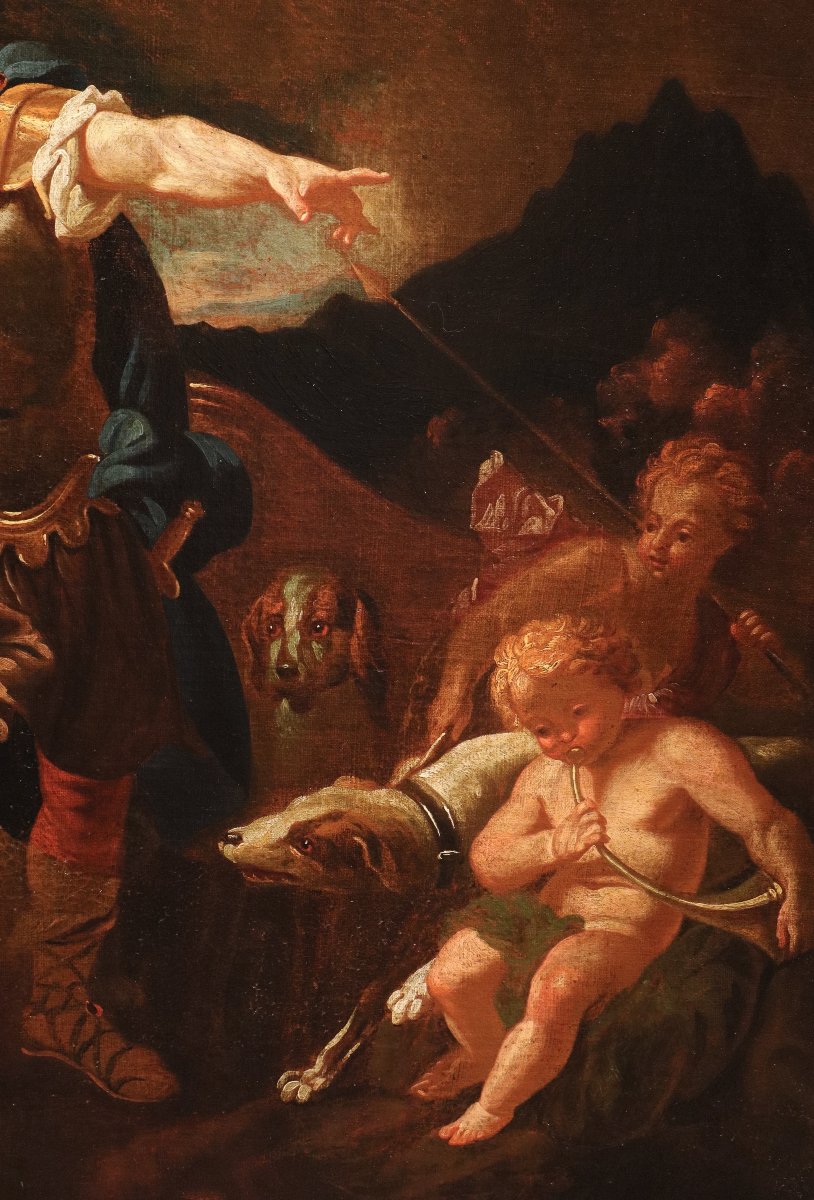 Venere e Adone, Corrado Giaquinto (Napoli, 1703 - Napoli, 1765)-photo-3
