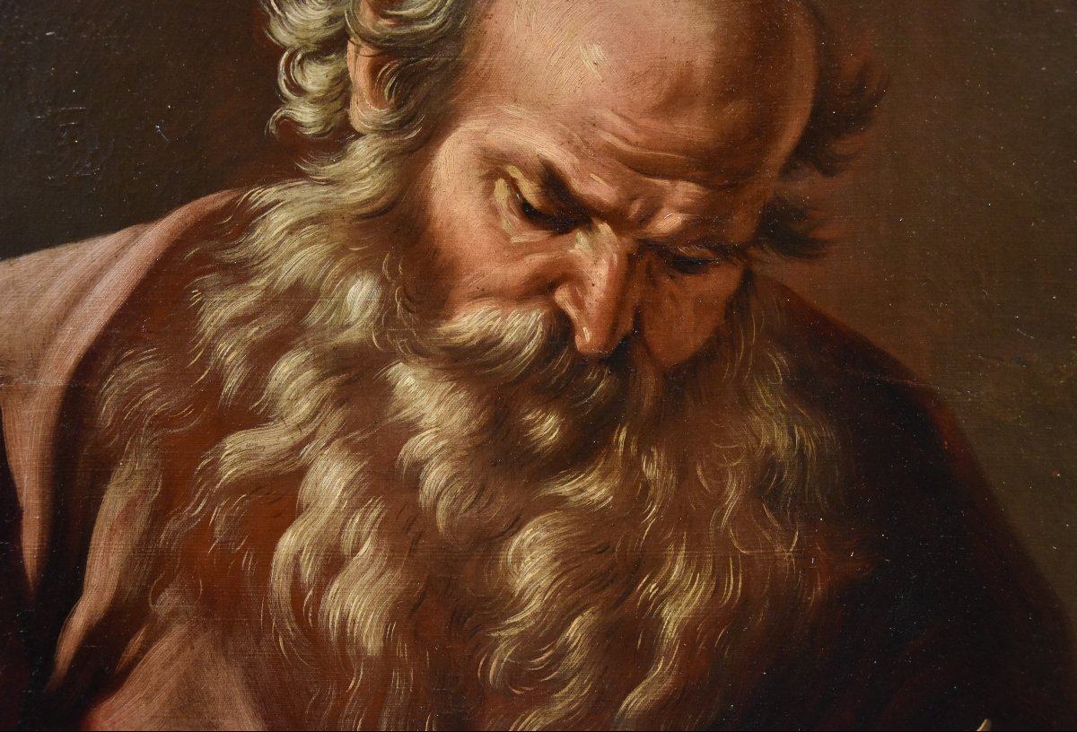 Ritratto del filosofo Eraclito, Giovanni Battista Beinaschi (Fossano 1634 ca. - Napoli 1688) -photo-3