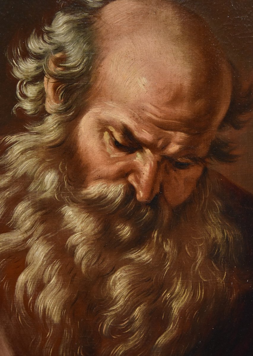 Ritratto del filosofo Eraclito, Giovanni Battista Beinaschi (Fossano 1634 ca. - Napoli 1688) -photo-4