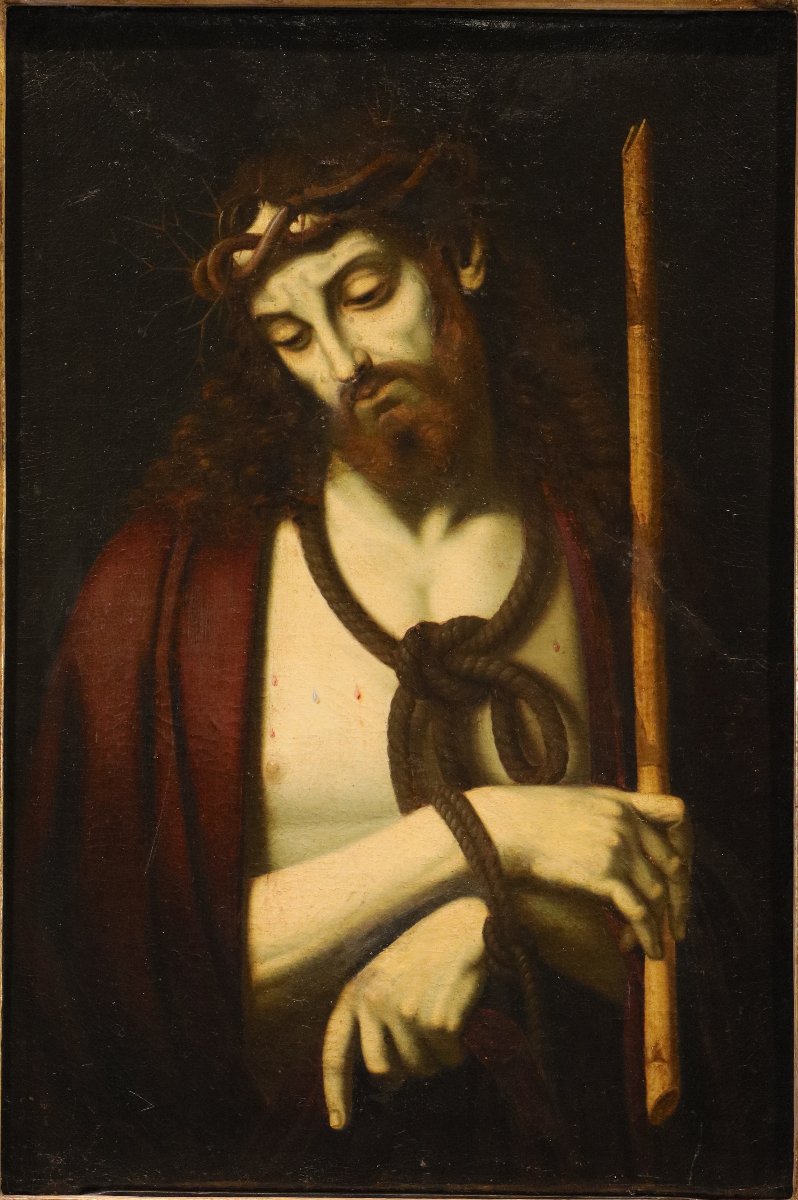 Ecce Homo, Andrea Solario (Milano, 1470 circa – Milano, 1524) seguace di-photo-2