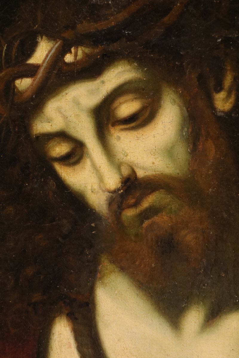 Ecce Homo, Andrea Solario (Milano, 1470 circa – Milano, 1524) seguace di-photo-7