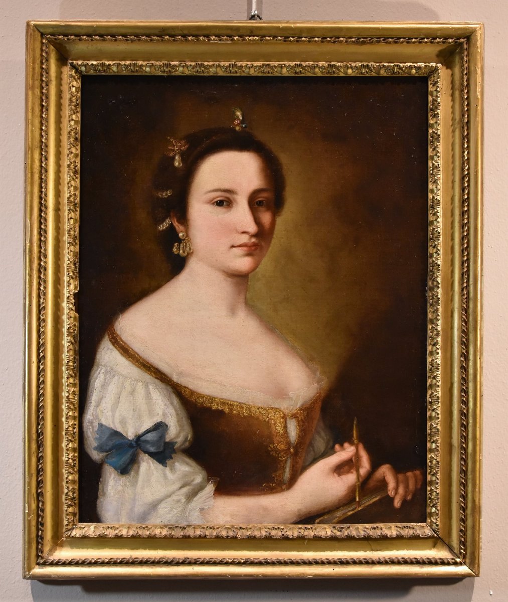 Anton Raphael Mengs (Aussig, 1728 - Roma, 1779), Ritratto di fanciulla con libro