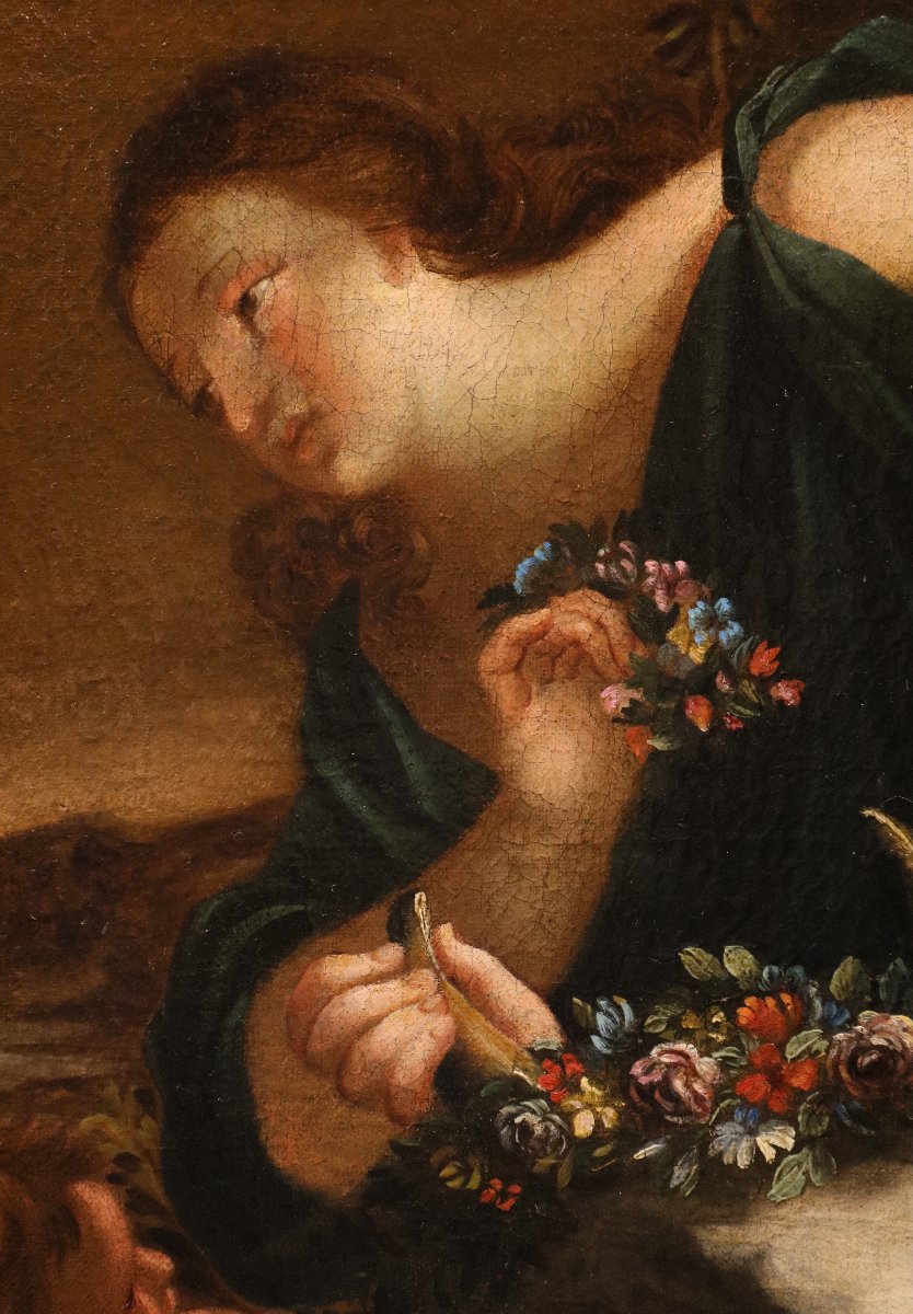 Il ratto di Europa, Simon Vouet (Parigi, 1590 – 1649) bottega/seguace di-photo-6