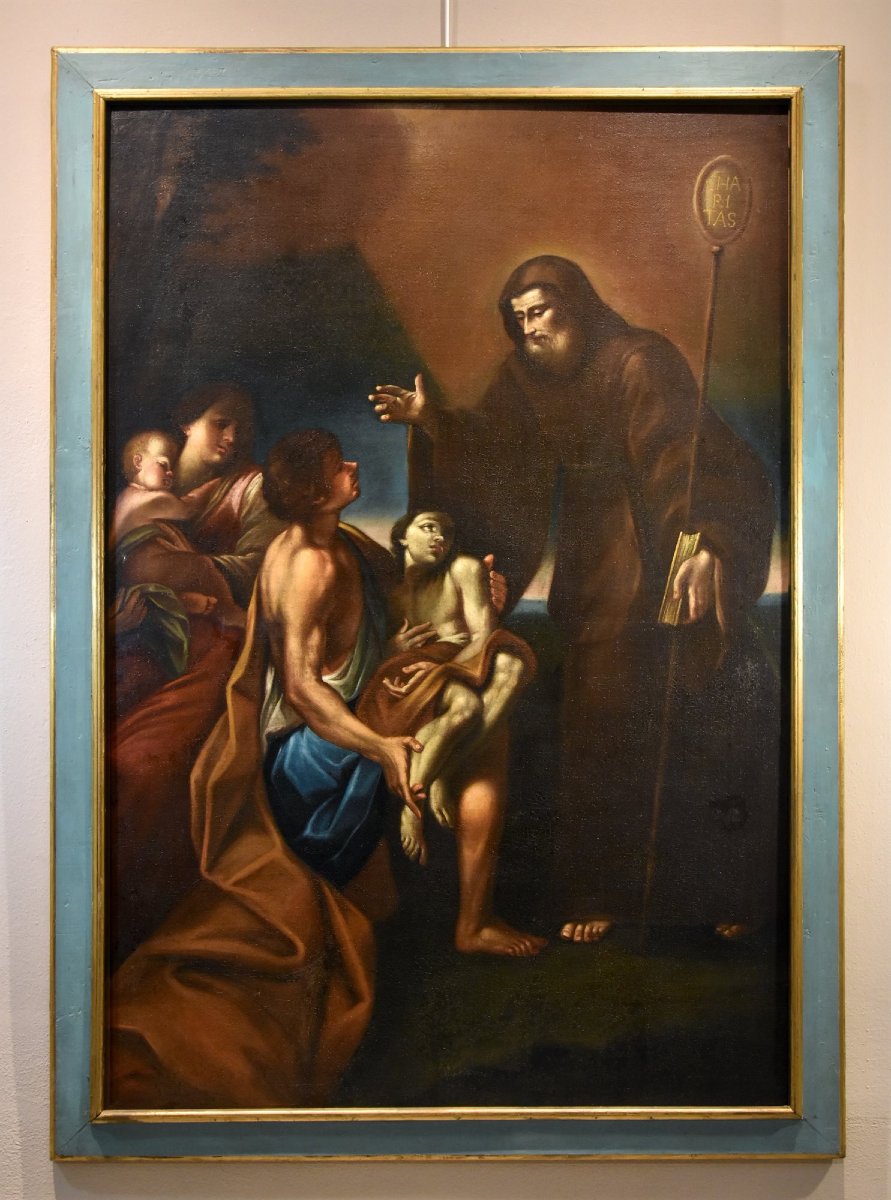  Il miracolo di San Francesco, Felice Cignani (Bologna 1658 - Forlì 1724)