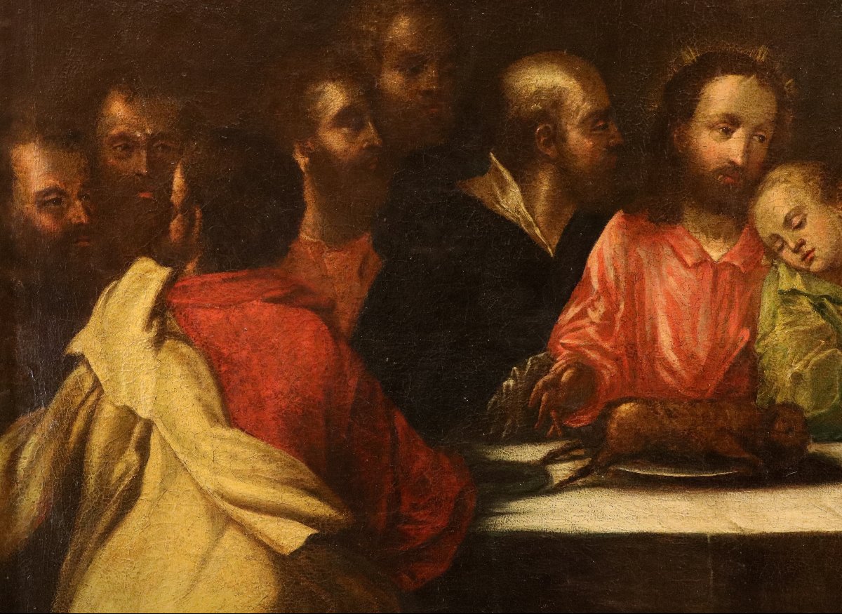 L'Ultima Cena,  Pittore toscano del XVII secolo, Da Pieter de Witte (1548 circa – 1628)-photo-2