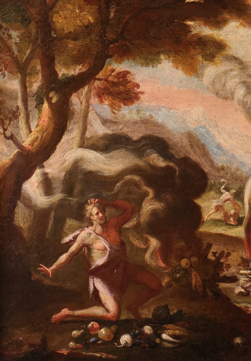 Maarten de Vos (Anversa 1532 - 1603), Adamo ed Eva dopo il Peccato/ Caino e Abele-photo-6