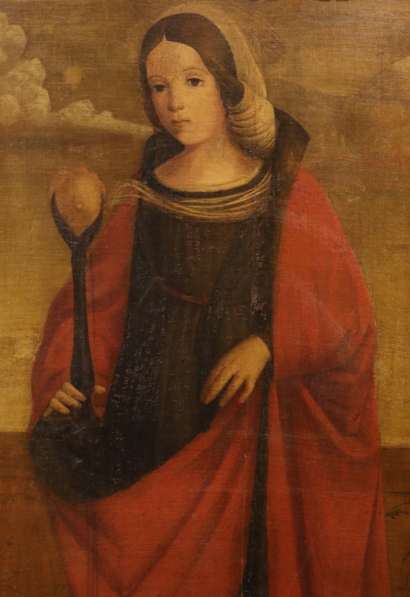 Sant'Agata, Francesco di Girolamo da Santacroce (Venezia, 1516- 1584)-photo-3
