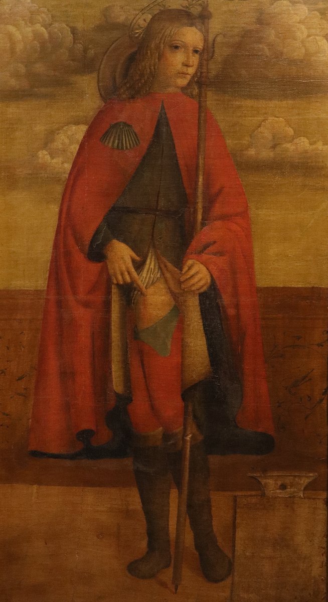 San Rocco, Francesco di Girolamo da Santacroce (Venezia, 1516- 1584)-photo-2