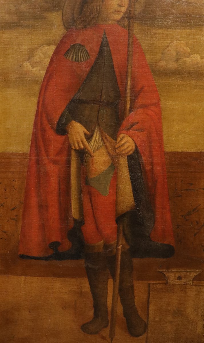 San Rocco, Francesco di Girolamo da Santacroce (Venezia, 1516- 1584)-photo-3