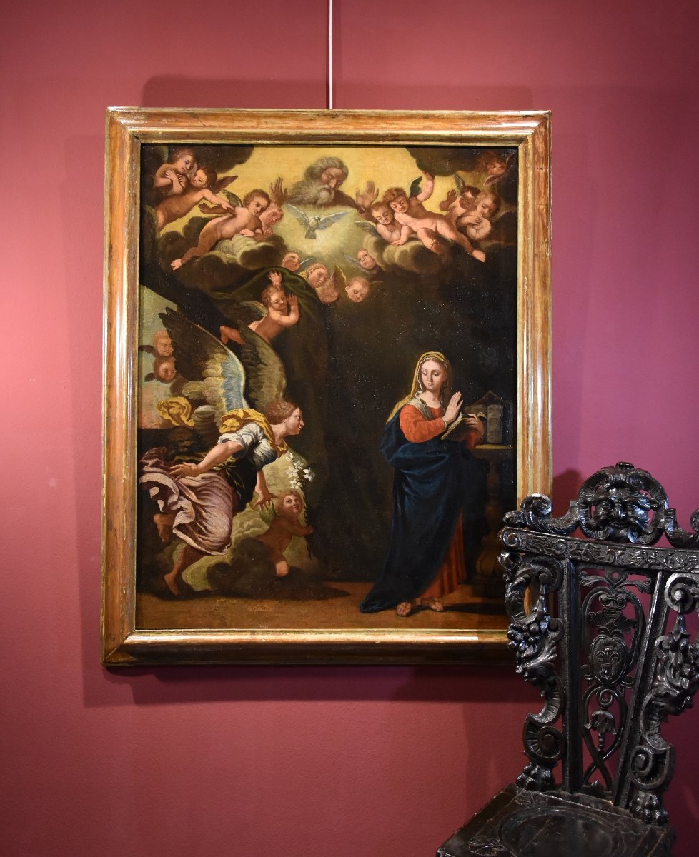 Annunciazione, Girolamo Bonini detto l'Anconitano (Ancona 1600 - Bologna 1680 c.)-photo-6