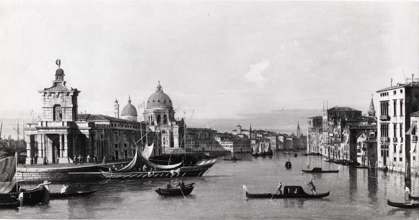 Veduta di Venezia con l'ingresso al Canal Grande, F. Guarana (firmato in basso a destra)-photo-6
