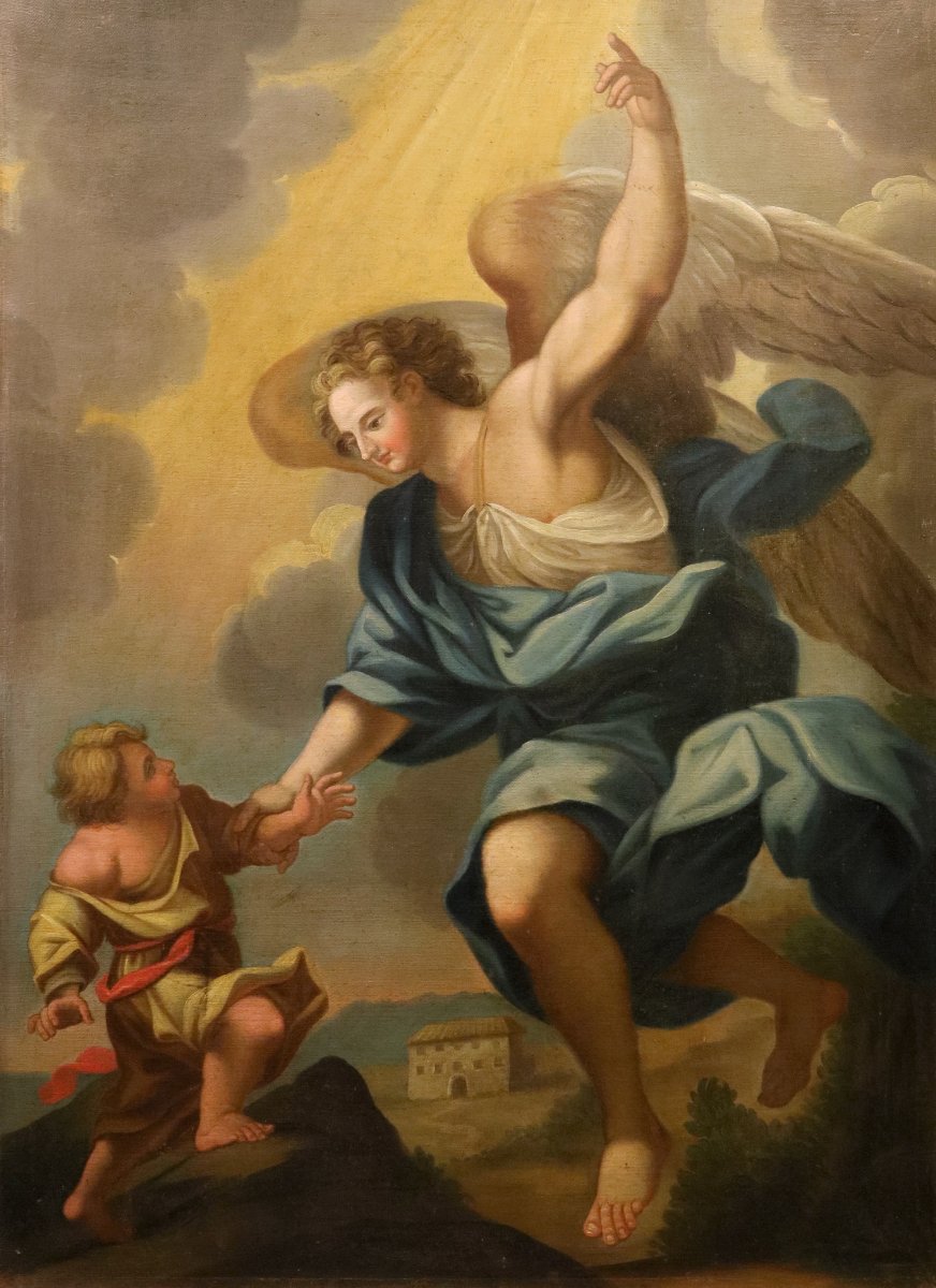 L'Angelo custode, Carlo Maratta (Camerano 1625 – Roma 1713) Scuola di